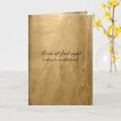 Vintage Wedding Jubileum Kaart (Gele Bloem)