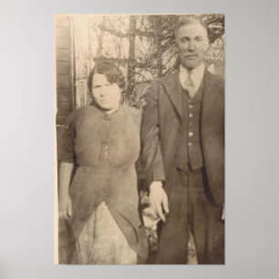 Vintage Wedding Jubileum Poster