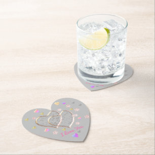 Vintage Wedding Kartonnen Onderzetters