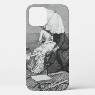Vintage Wedding, Passen getrouwd van het strand iPhone 12 Hoesje