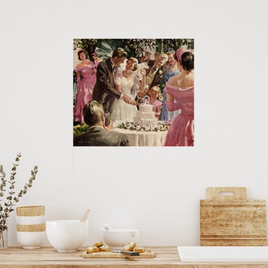 Vintage Wedding Poster (Cuisine)