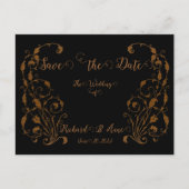 Vintage Wedding Romantic Steampunk Fairytale Briefkaart (Voorkant)