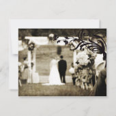 Vintage Wedding RSVP Kaartje (Achterkant)