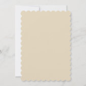 Vintage Wedding Uitnodiging (Achterkant)
