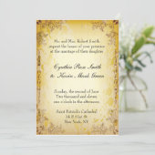 Vintage Wedding Uitnodiging (Staand voorkant)