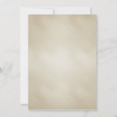 Vintage Wedding Uitnodiging (Achterkant)