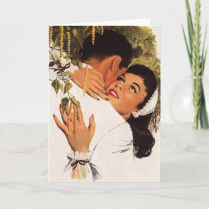 Vintage Wedding Voorstel, Love and Romance Kaart