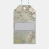 Vintage Weihnachtssterne Cadeaulabel (Achterkant)