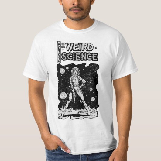 VINTAGE WEIRD : T-shirt science-Imaginaire  (Devant)