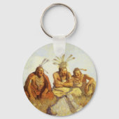 Vintage West, Guardians War or Peace door NC Wyeth Sleutelhanger (Achterkant)