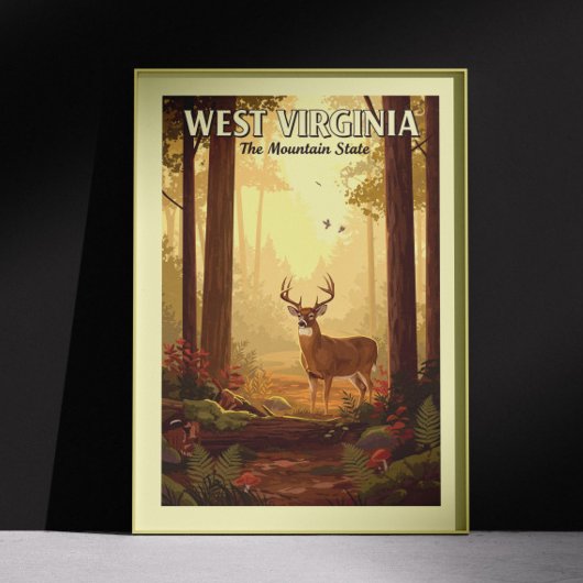 Vintage West Virginia Poster