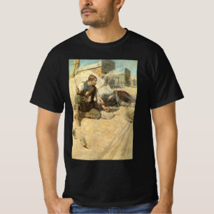 Vintage Western Cowboys, Hopalong door NC Wyeth T-shirt