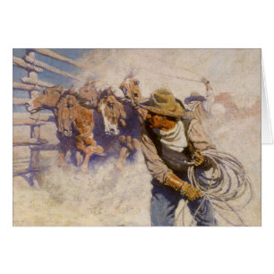 Vintage Western Cowboys, In the Corral par NC Wyet