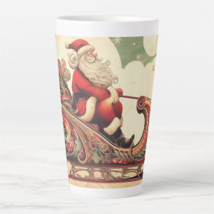 vintage/whimsisch/kabouter/kerst latte mok