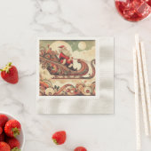 vintage/whimsisch/kabouter/kerst servet (Insitu)