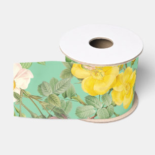 Vintage Wilde Roos Grosgrain Lint