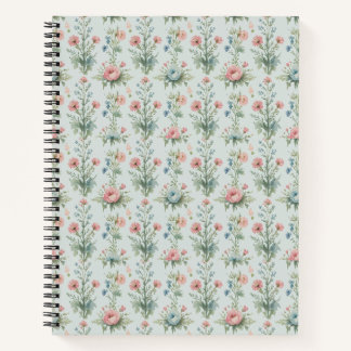 Vintage Wildebloem Bloemrijk Notitieboek | Waterve