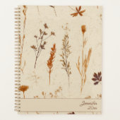 Vintage Wildflower  Planner (Voorkant)