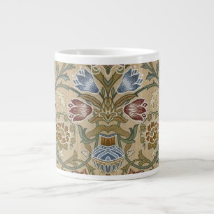 Vintage William Morris Brocaat Bloemensymmetrie Extra Grote Beker