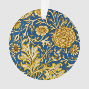 Vintage William Morris Cherwell Bleu Art Floral