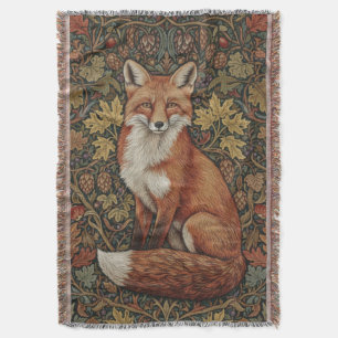 Vintage William Morris Cottage Vos Herfst Deken