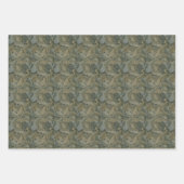 Vintage William Morris Feuille Motifs Bleus (Devant 2)