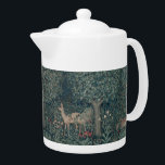 Vintage William Morris Forêt verte Animaux<br><div class="desc">Le design artistique de ce produit s'inspire d'un design-tapisserie de William-Morris créé par, son assistant et premier apprenti, John Dearle. La tapisserie a été commandée en 1892 pour la maison de campagne de Madeleine et Percy Wyndham. C’est un motif très riche avec des paysages forestiers où se côtoient arbres, feuillage...</div>
