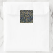Vintage William Morris–Levensboom Vierkante Sticker (Tas)