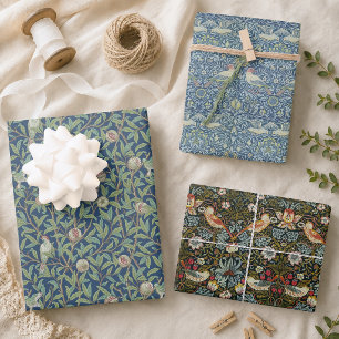 Vintage William Morris Patronen Inpakpapier Vel