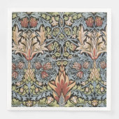 Vintage William Morris Snakehead Servetten (Voorkant)