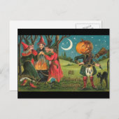 Vintage Witches Briefkaart (Voorkant / Achterkant)