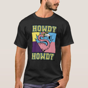 Vintage Witte Howdy Rodeo Westers Landelijk Zuiden T-shirt