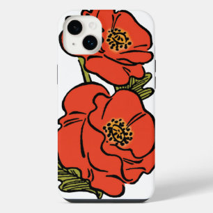 Vintage Wizard of Oz Coquelicots Rouges en Fleur P