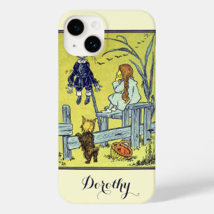Vintage Wizard of Oz, Dorothy Toto ontmoet Vogelve Case-Mate iPhone 14 Hoesje