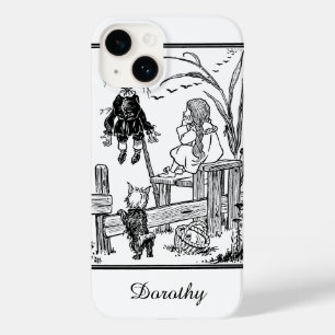 Vintage Wizard of Oz, Dorothy Toto ontmoet Vogelve Case-Mate iPhone 14 Hoesje