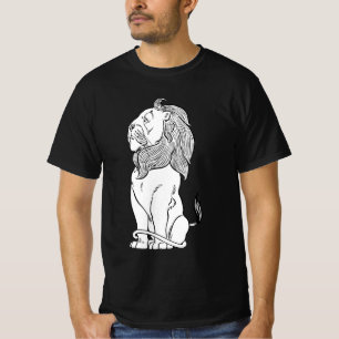 Vintage Wizard of Oz, laffe laffe leeuw T-shirt