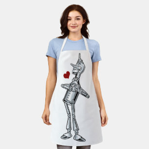 Vintage Wizard of Oz, Tinman Gelukkig glimlach hee Schort