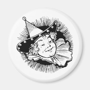 Vintage Wizard of Oz, Vrouw Munchkin Portret Magneet