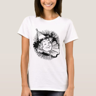 Vintage Wizard of Oz, Vrouw Munchkin Portret T-shirt
