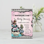 Vintage Wonderland Baby Shower Invitations (Debout devant)