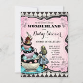 Vintage Wonderland Baby Shower Invitations (Devant)