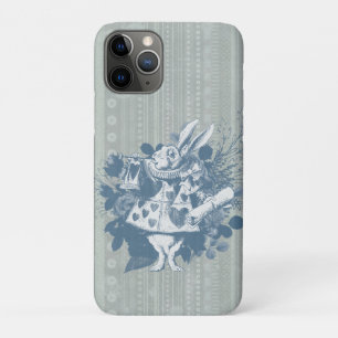 Vintage Wonderland White Rabbit Herald iPhone 11 Pro Hoesje