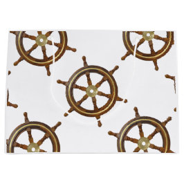 Vintage Wooden Helm Groot Cadeauzakje