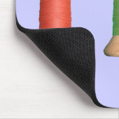 Vintage Wooden Spool Mousepad Muismat (Hoek)