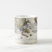 Vintage World Map Globe Sketch Mug (Centre)