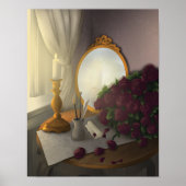 Vintage Writing Desk Poster  (Voorkant)
