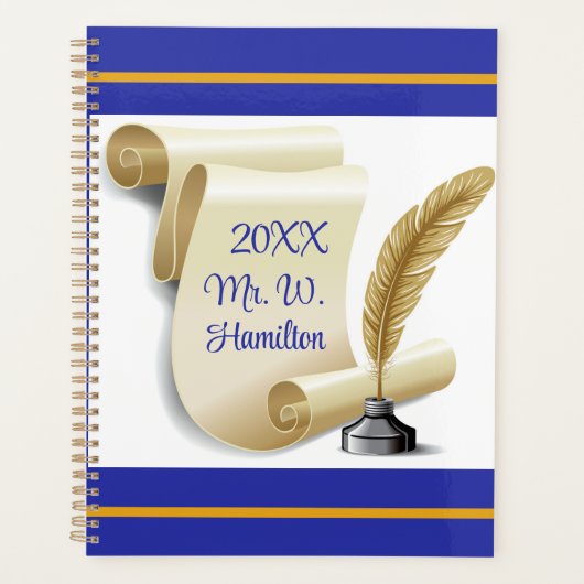 Vintage Yearly  Planner (Voorkant)