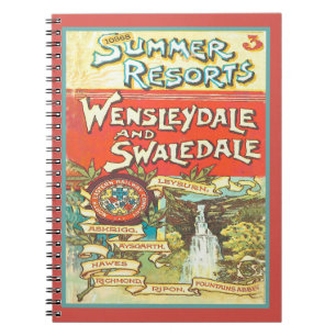 Vintage Yorkshire Railroad Tourist Guide Hoesje Notitieboek