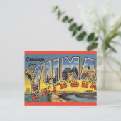 Vintage Yuma Arizona Briefkaart (Staand voorkant)