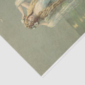 Vintage Zeemeermin Zee Nymph Tissuepapier (Detail)